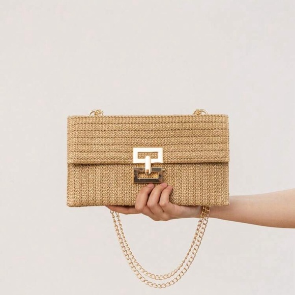 Woven Clutch/ Shoulder Bag - Picture 3 of 4